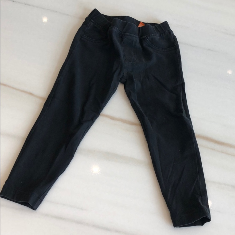 Black cotton leggings